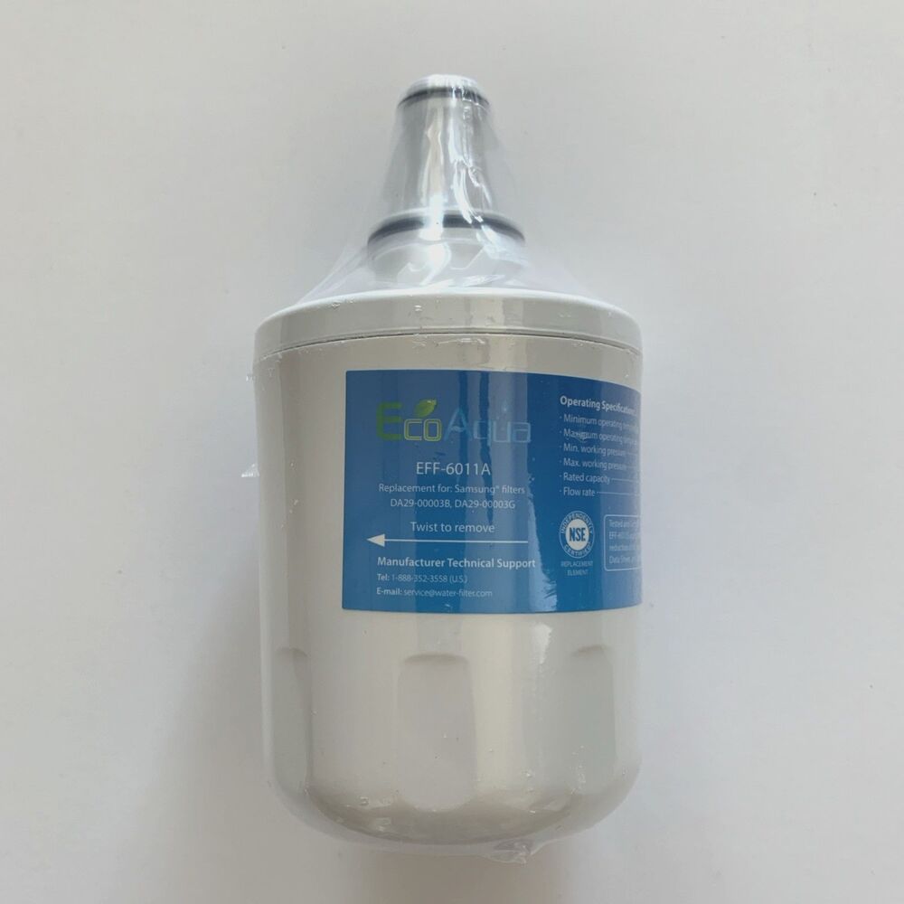 EcoAqua EFF-6011A Refrigerator Water Filter Replacement for Samsung